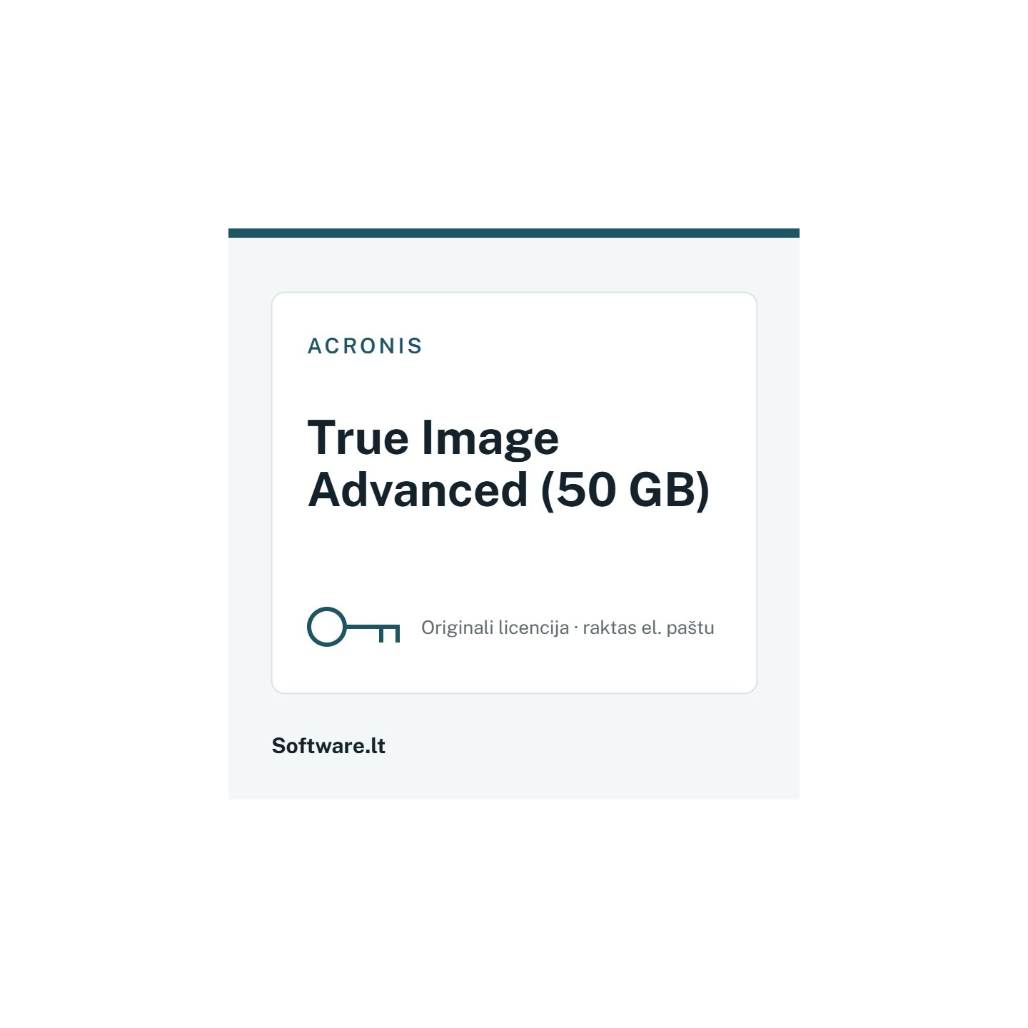 Acronis True Image Advanced (50 GB) – 1 ierīcei, 1 gads