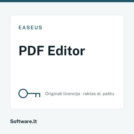 EaseUS PDF Editor – 1 computer, Perpetual licence