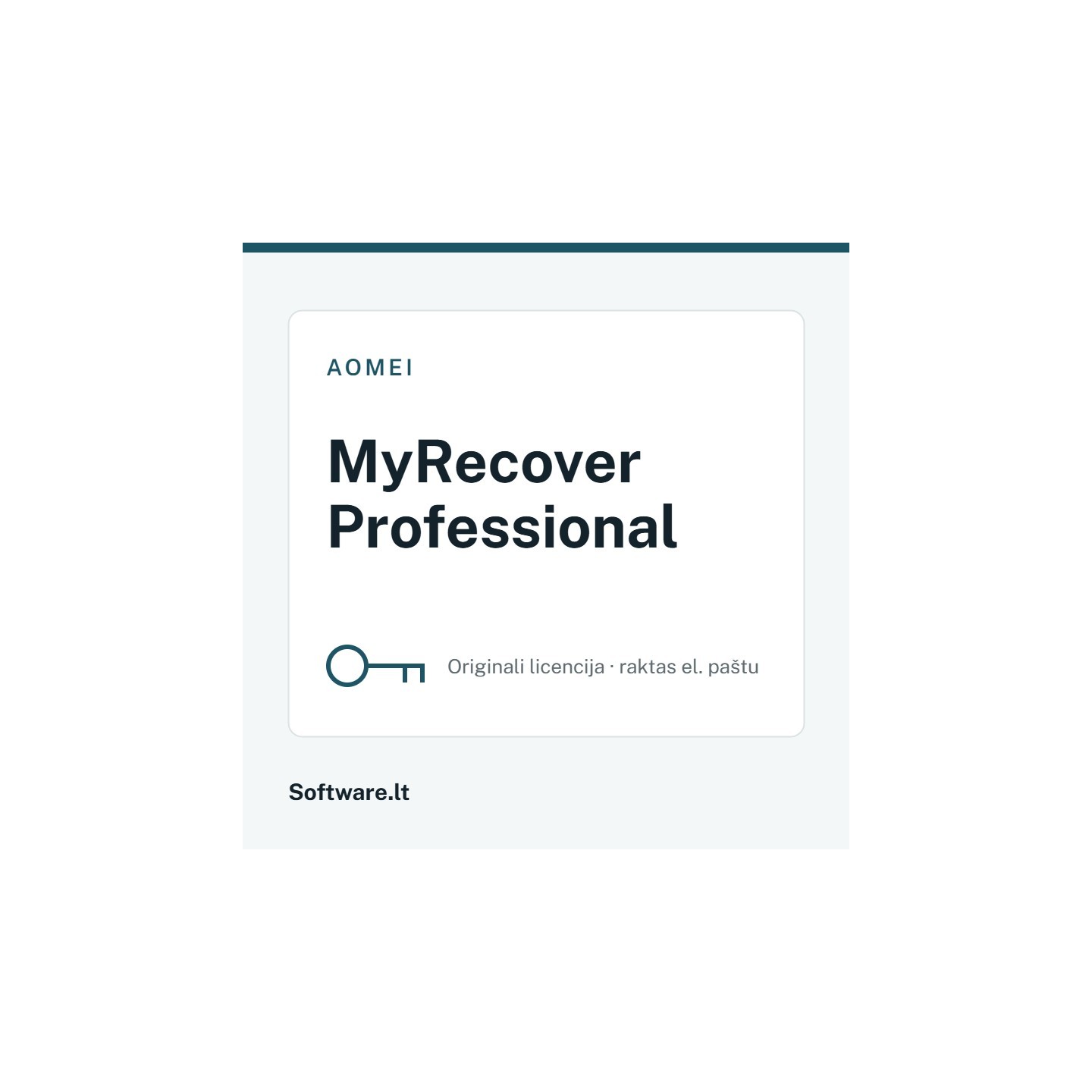 AOMEI MyRecover Professional – 1 datoram, Beztermiņa licence
