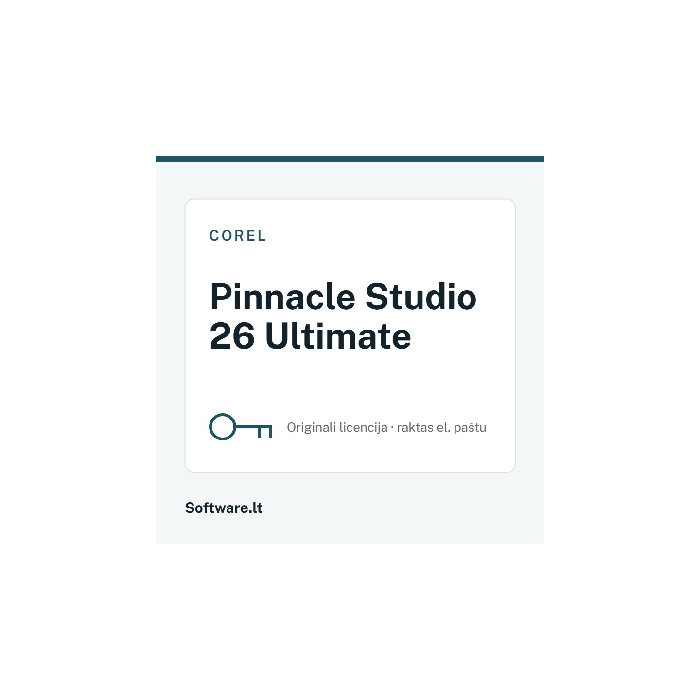 Corel Pinnacle Studio 26 Ultimate – 1 computer, Perpetual licence