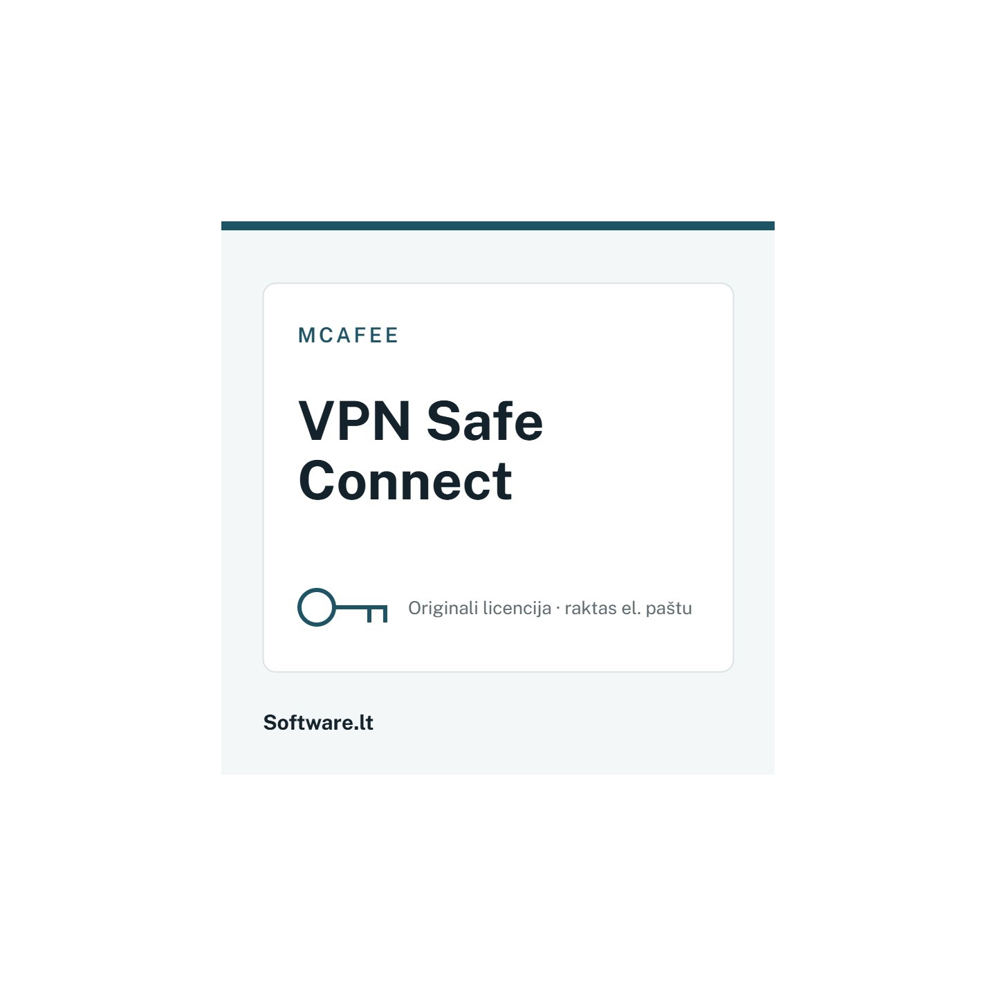 McAfee VPN Safe Connect – 5 devices, 1 year