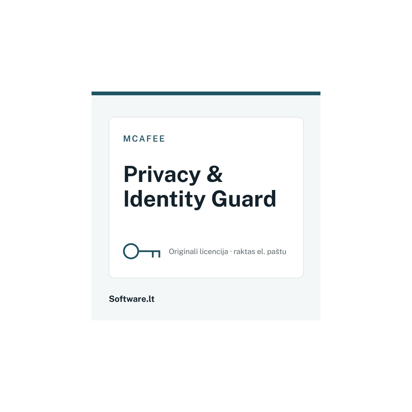 McAfee Privacy & Identity Guard – 1 lietotājam, 1 gads