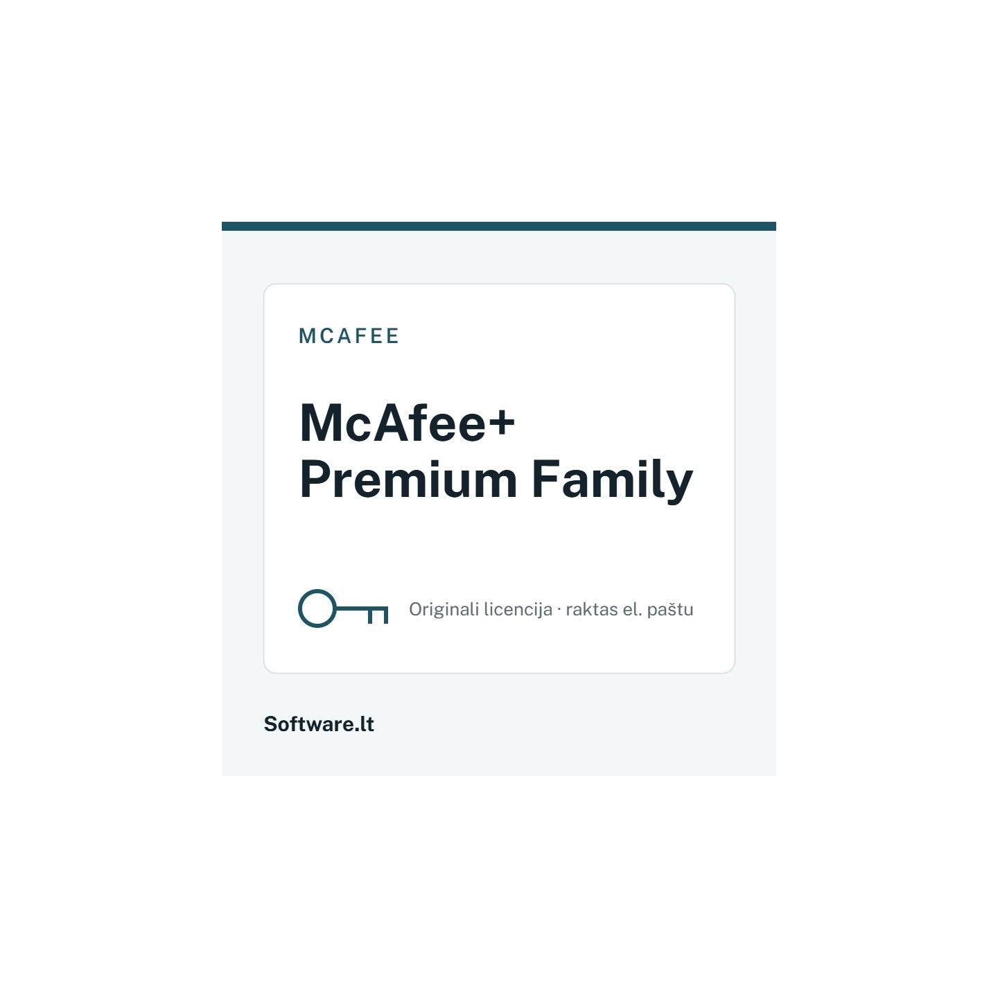 McAfee+ Premium Family – 6 lietotājiem, 1 gads