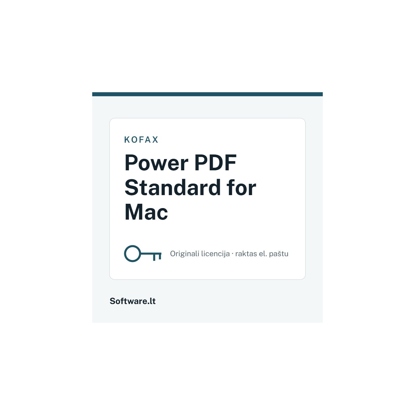 Kofax Power PDF Standard for Mac – 1 datoram, Beztermiņa licence