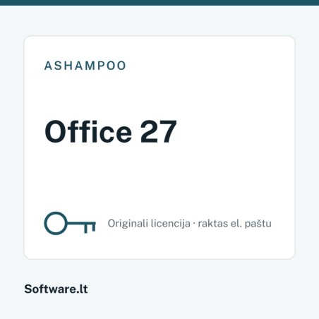 Ashampoo Office 27 – 5 datoriem, 1 gads