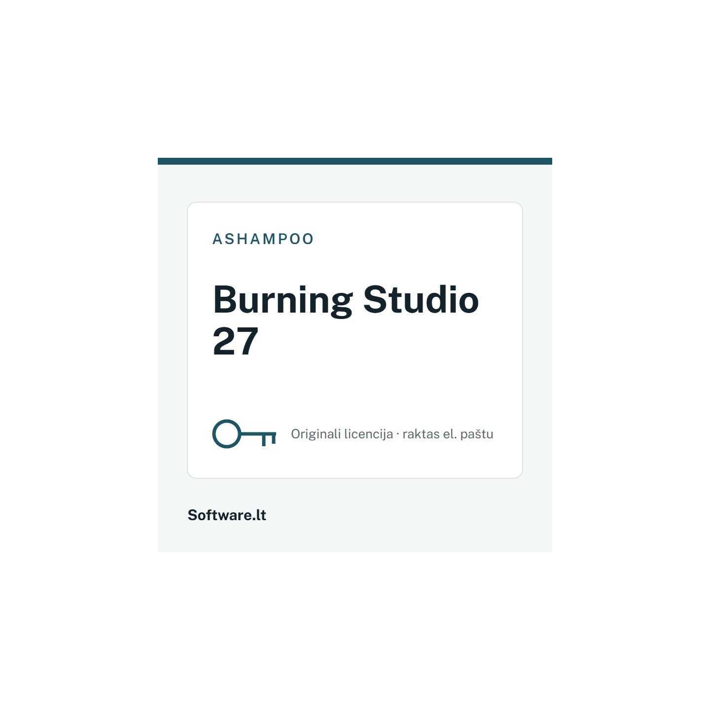 Ashampoo Burning Studio 27 – 1 datoram, Beztermiņa licence