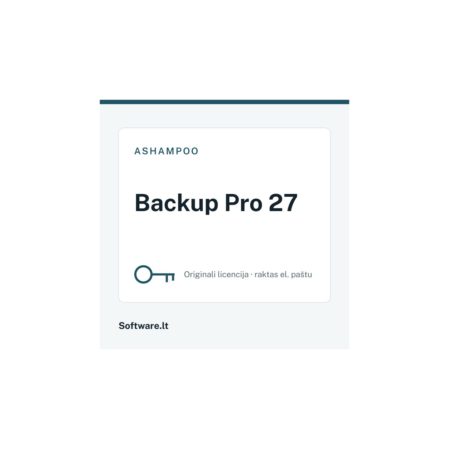 Ashampoo Backup Pro 27 – 1 datoram, Beztermiņa licence