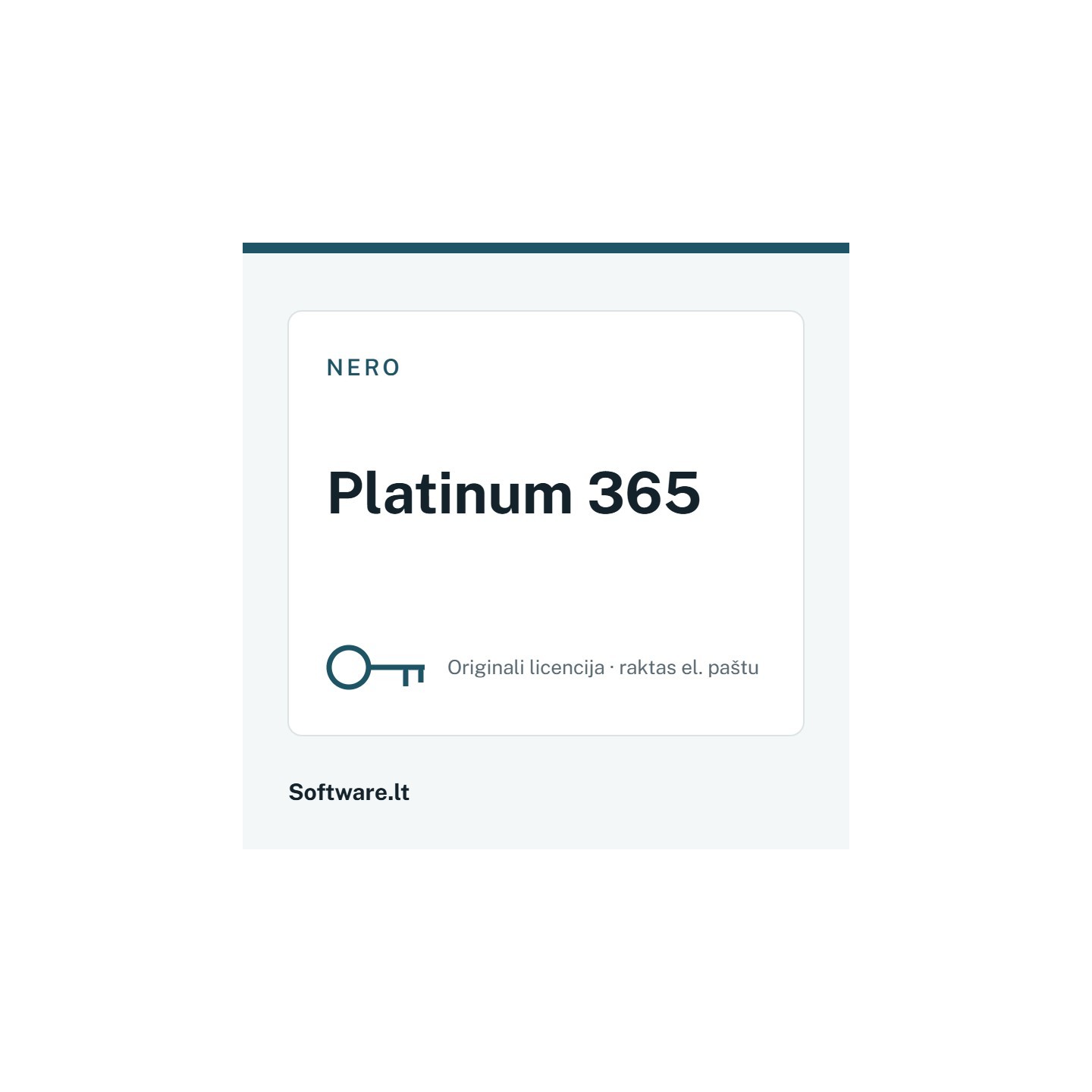 Nero Platinum 365 – 1 datoram, 1 gads