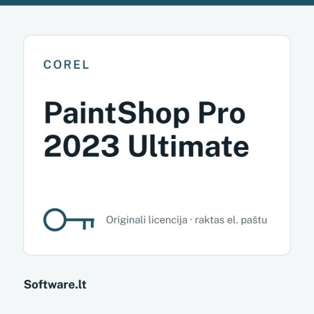 Corel PaintShop Pro 2023 Ultimate – 1 computer, Perpetual licence
