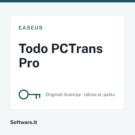 EaseUS Todo PCTrans Pro – 2 datoriem, 1 gads