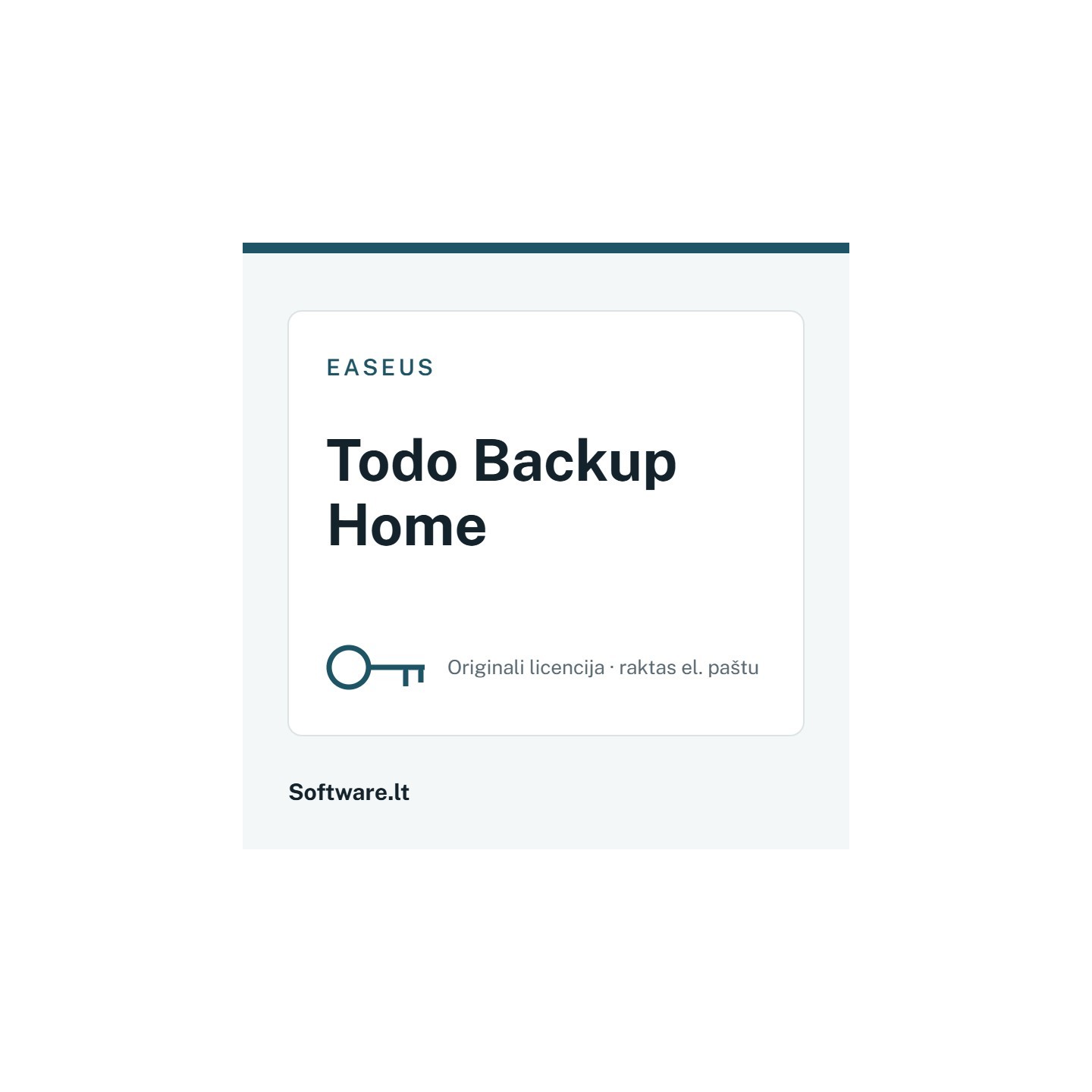 EaseUS Todo Backup Home – 1 computer, Perpetual licence