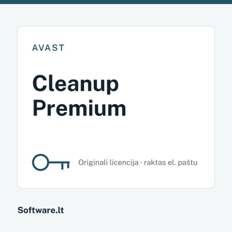 Avast Cleanup Premium – 1 datoram, 1 gads