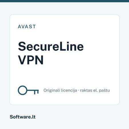 Avast SecureLine VPN – 10 ierīcēm, 1 gads