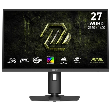 MSI LCD Monitor MSI 27 '' 2560 x 1440 pixels Wide Quad HD Native aspect ratio 16:9 LCD Flat MAG274QPFX32