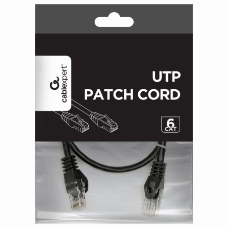Gembird PP6U-0.5M/BK patchcord RJ45