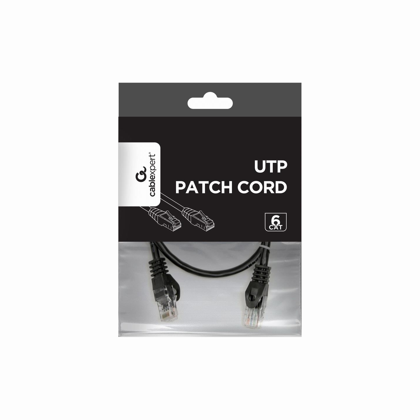 Gembird PP6U-0.5M/BK patchcord RJ45