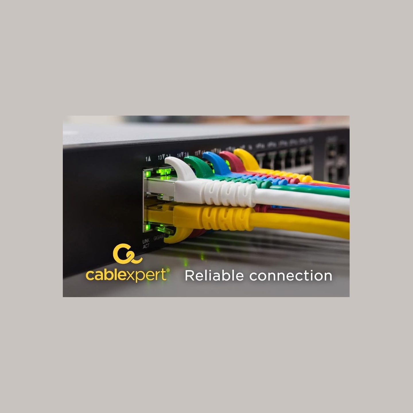 Gembird PP6U-0.5M/BK patchcord RJ45