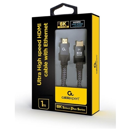 Gembird CABLE HDMI-HDMI 8K 1M SELECT/PLUS CCB-HDMI8K-1M GEMBIRD