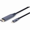 Gembird CABLE USB-C TO DP 1.8M/GREY CC-USB3C-DPF-01-6 GEMBIRD