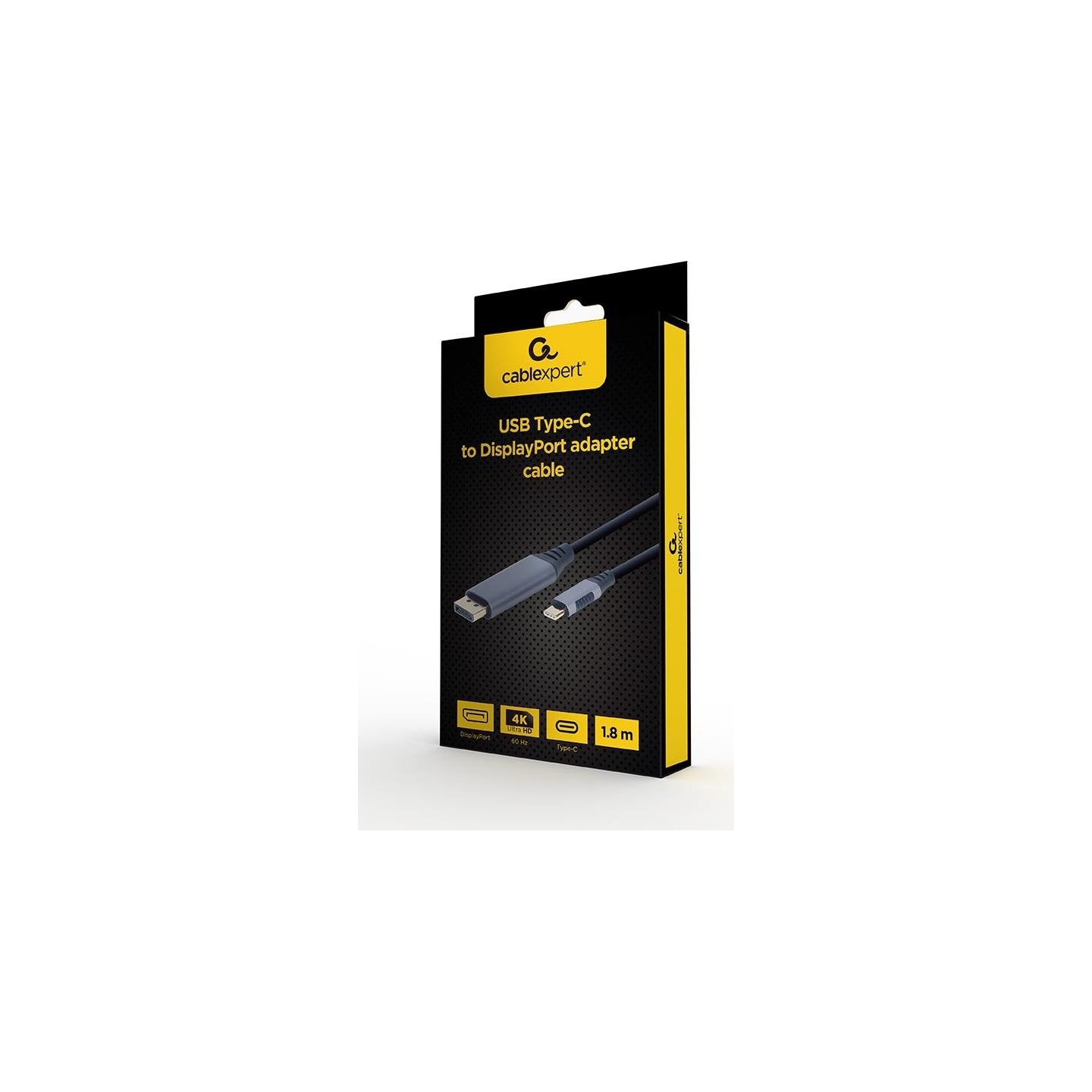 Gembird CABLE USB-C TO DP 1.8M/GREY CC-USB3C-DPF-01-6 GEMBIRD