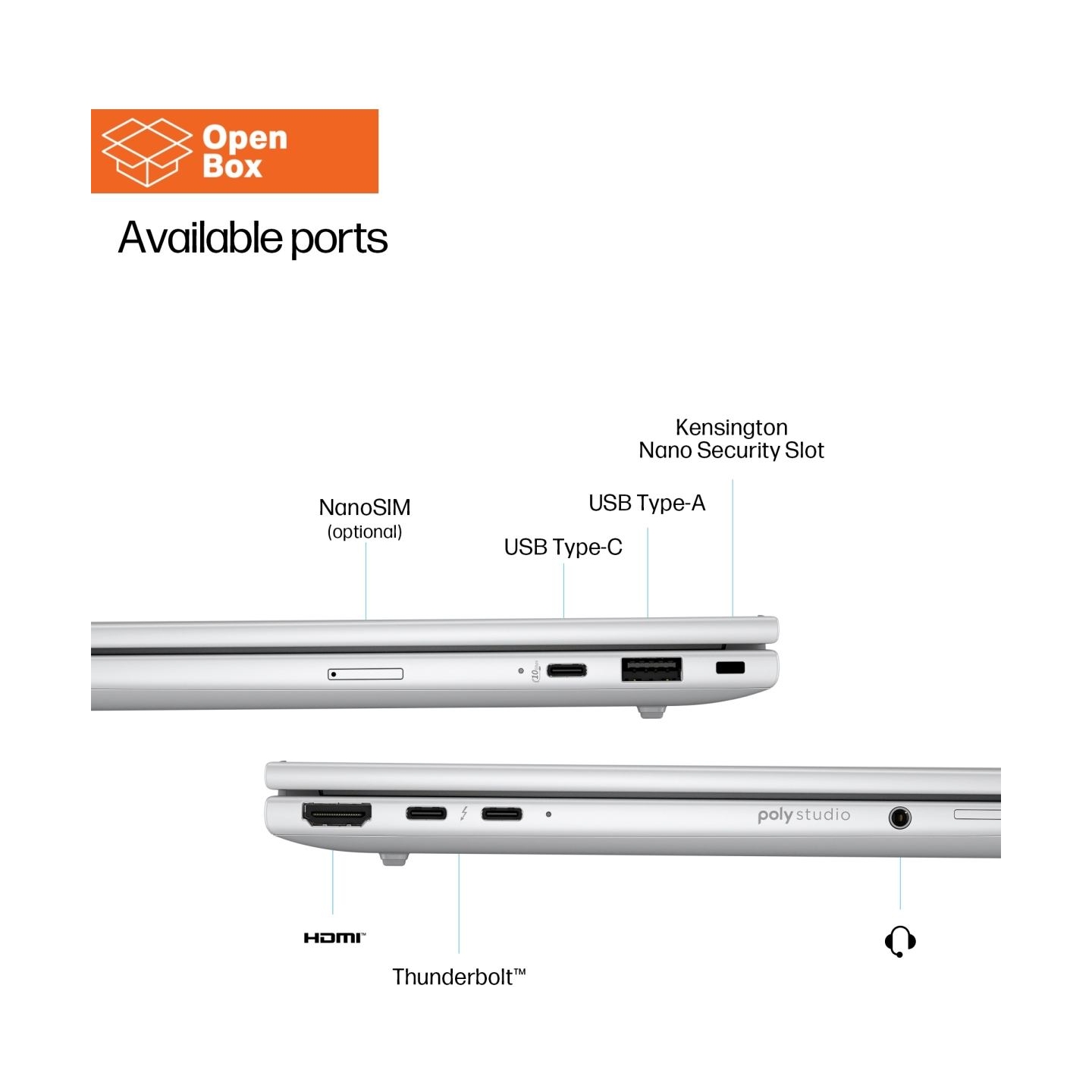 HP EliteBook 8 G1i 14 - OPENBOX - Ultra 5-225U, 24GB, 512GB SSD, 14 WUXGA Privacy AG, 5MP IR cam, WWAN-ready, Smartcard, FPR, US