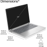 HP ProBook 4 G2a 14 - Ryzen 5 230, 16GB, 512GB SSD, 14 WUXGA 300-nit AG, 1080p non-IR cam, NO WWAN-readyness, FPR, US backlit ke
