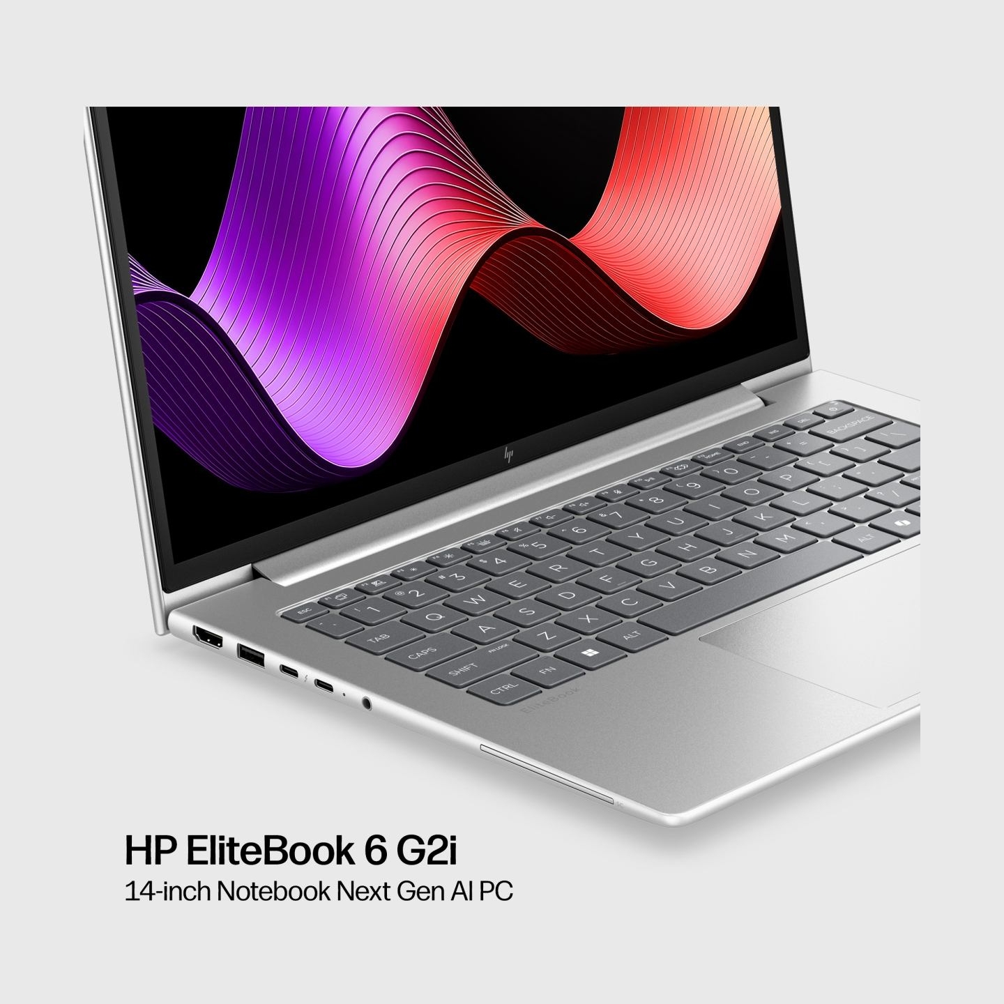 HP EliteBook 6 G2i 14 - Ultra 5-325, 16GB, 512GB SSD, 14 WUXGA 400-nit AG, 5MP IR cam, NO WWAN-readyness, Smartcard, FPR, US bac