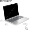 HP ProBook 4 G2a 16 - Ryzen 5 230, 16GB, 512GB SSD, 16 WUXGA 300-nit AG, 1080p non-IR cam, NO WWAN-readyness, FPR, US backlit ke
