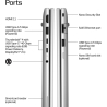 HP EliteBook 6 G2i 16 - Ultra 5-325, 32GB, 512GB SSD, 16 WUXGA 400-nit AG, 5MP IR cam, NO WWAN-readyness, Smartcard, FPR, US bac
