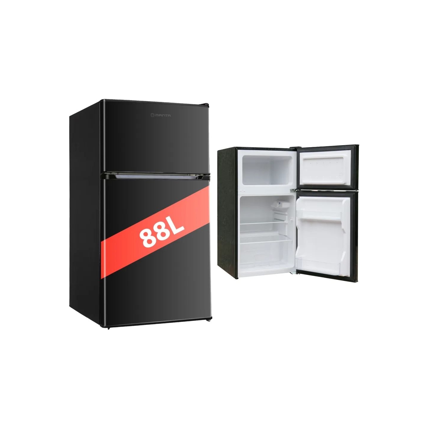 Manta MM545DBK Fridge 88L Black