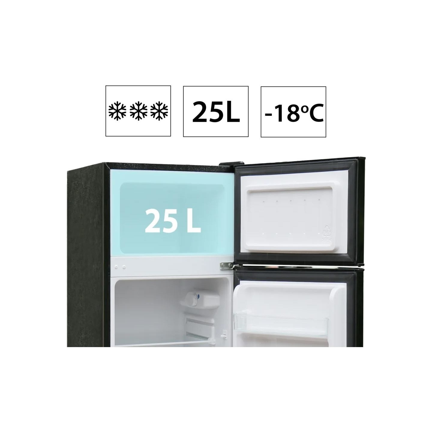 Manta MM545DBK Fridge 88L Black