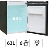 Manta MM545DBK Fridge 88L Black