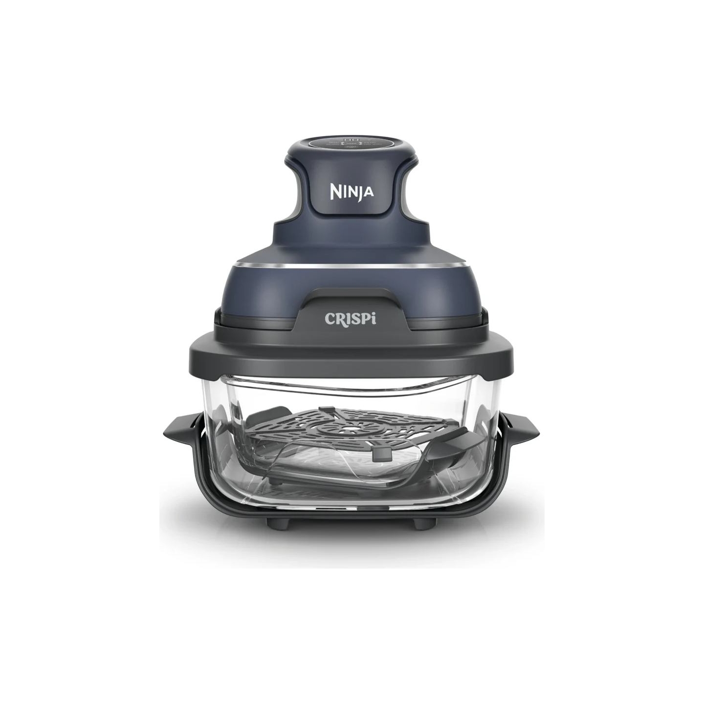 Ninja | 4-in-1 Portable Glass Air Fryer | FN101EUGY Crispi | Power 1700 W | Capacity 3.8 L | Blue/Black