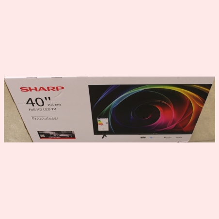 Sharp 40HA1205E 40" (101cm) Full HD TV | Sharp 40HA1205E | 40 | FHD | Black | DAMAGED PACKAGING, SCRATCHED