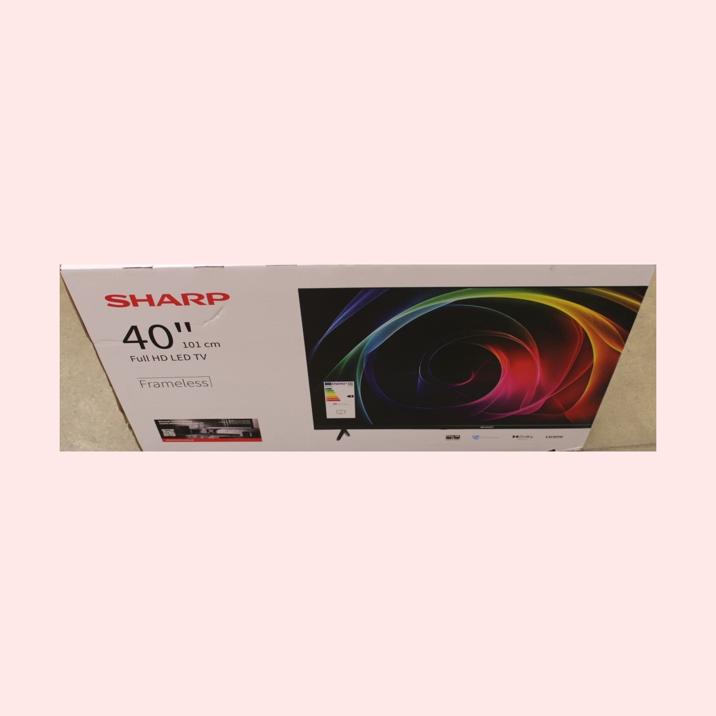 Sharp 40HA1205E 40" (101cm) Full HD TV | Sharp 40HA1205E | 40 | FHD | Black | DAMAGED PACKAGING, SCRATCHED