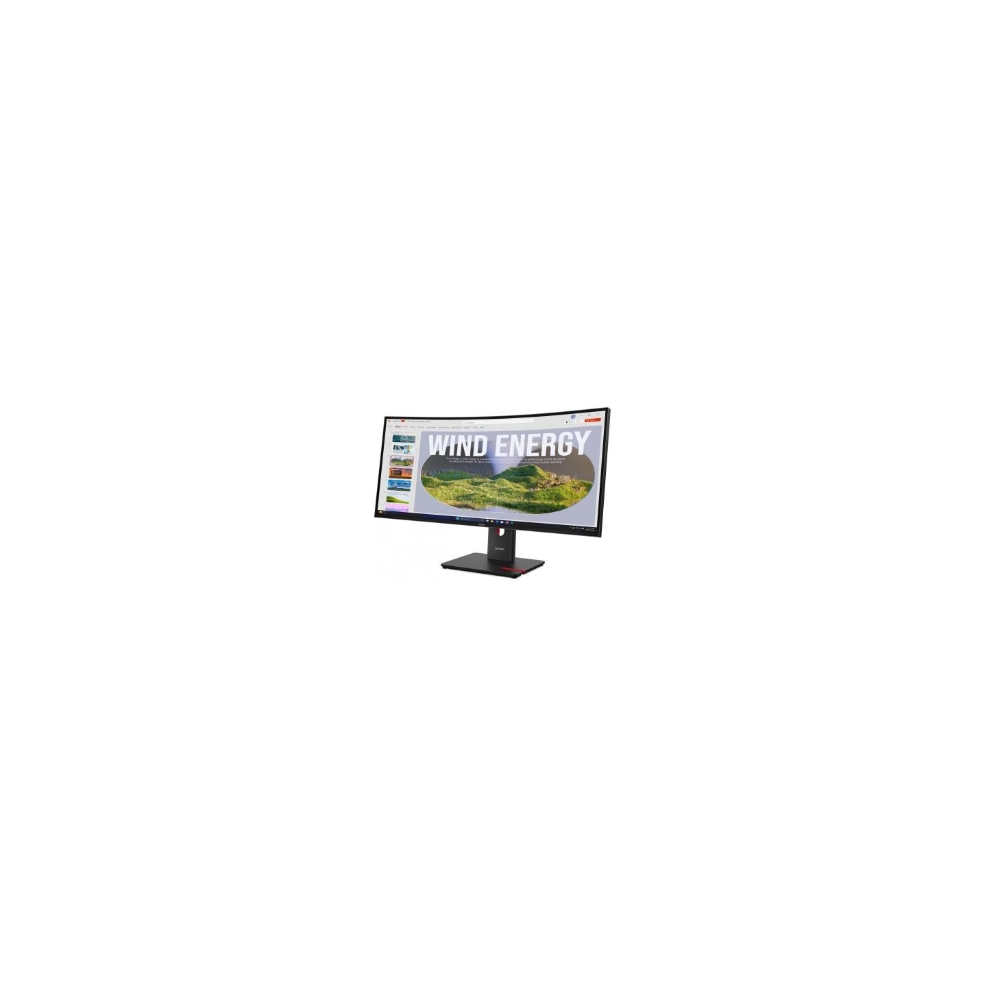 Lenovo 34" T34WD-40 CURVED WQHD 21:9 VA 120HZ HDMI/DP/USB-C(100W)/RJ45
