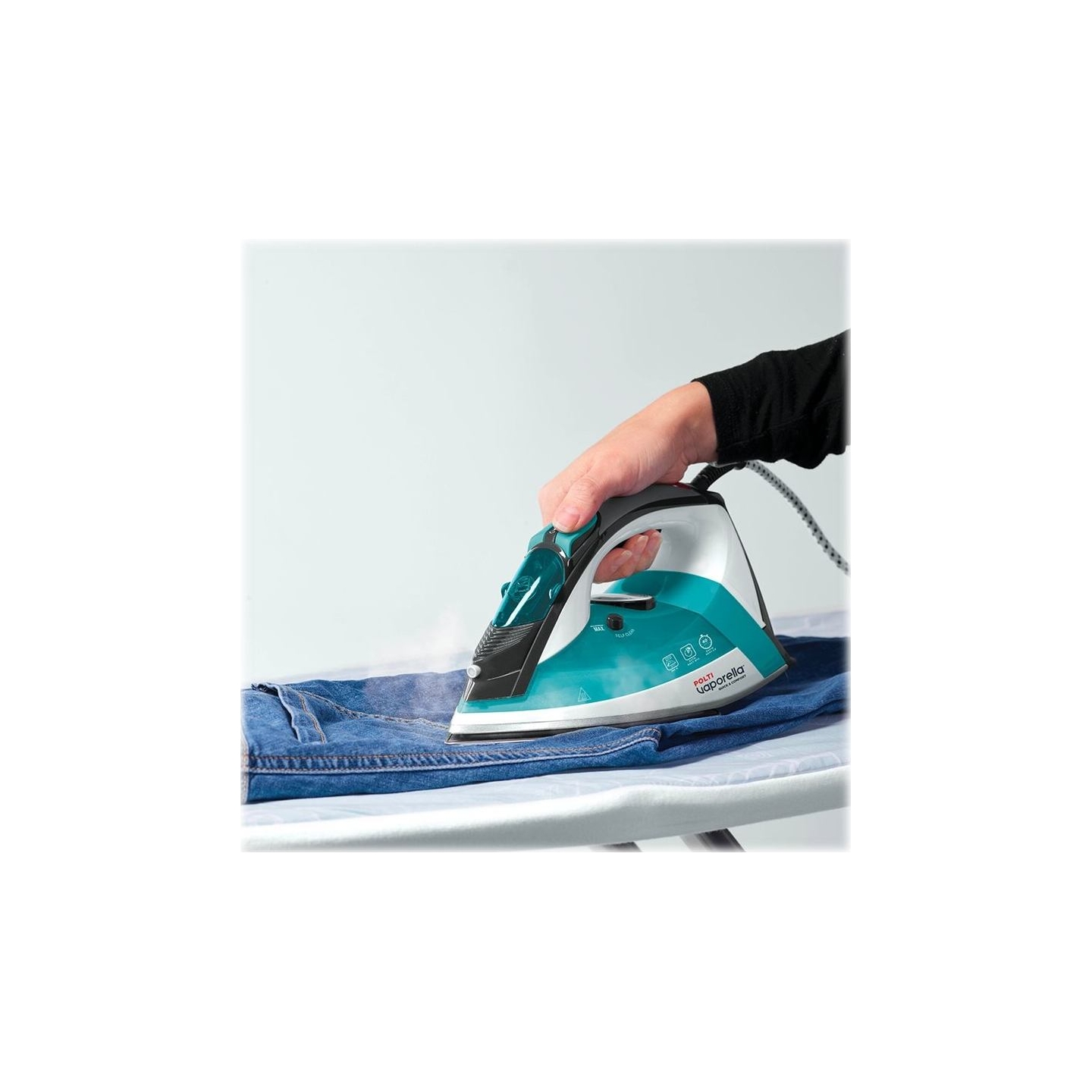 Polti Iron PLEU0254 Vaporella Quick & Comfort QC120 Steam Iron 2200 W Water tank capacity 300 ml Continuous steam 30 g/min White