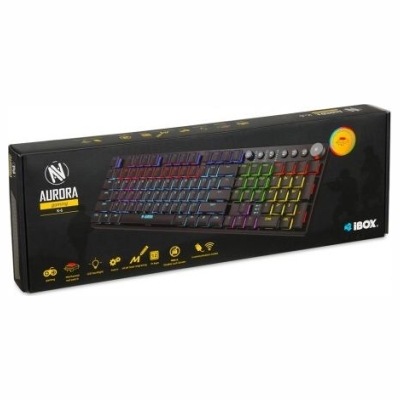 Ibox Aurora K-6 LED wired/wireless KB
