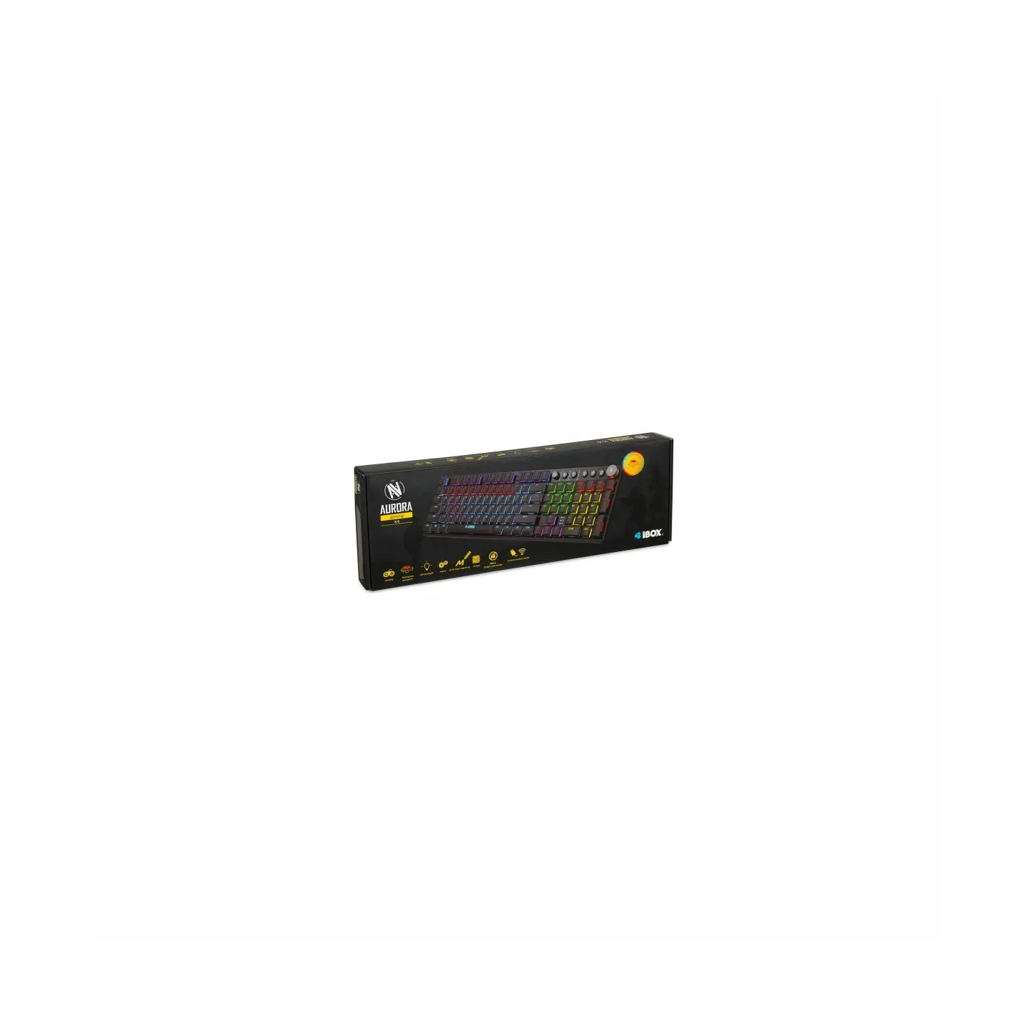 Ibox Aurora K-6 LED wired/wireless KB