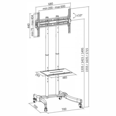Logilink BP0026 - TV stand car