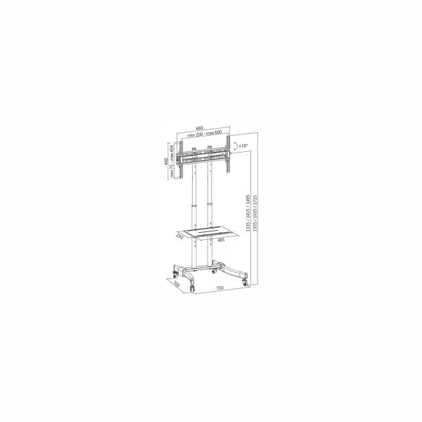 Logilink BP0026 - TV stand car