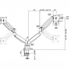 Logilink BP0043 - Dual alumium mount