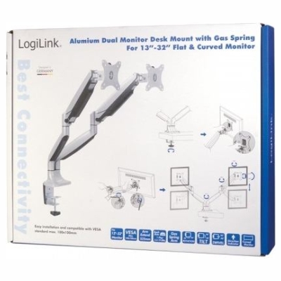 Logilink BP0043 - Dual alumium mount