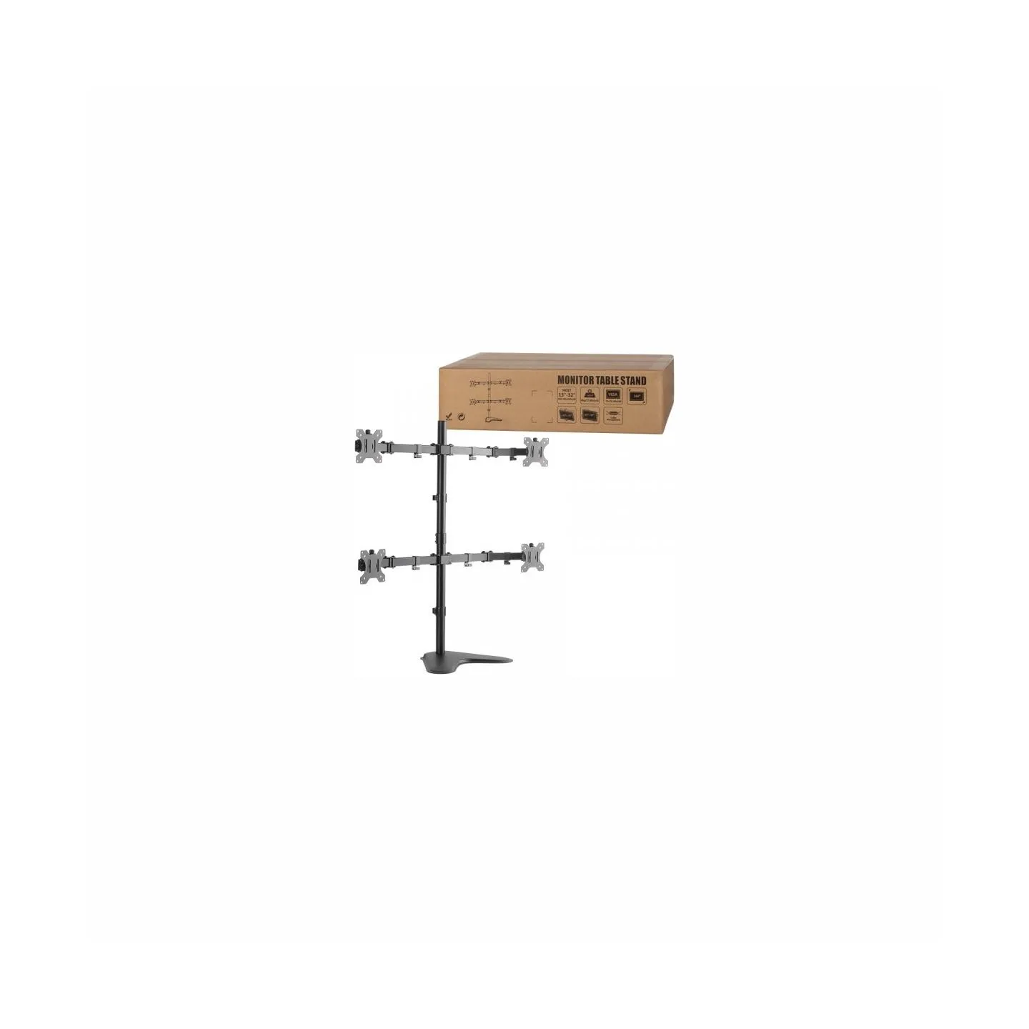 Logilink BP0046 Quad Monitor Desk Stand 13"-32'' | Logilink | Desk Mount | BP0046 | 13-32 " | Maximum weight (capacity) Carrying