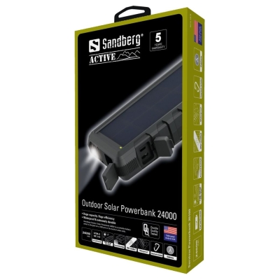 Sandberg Outdoor Solar Powerbank 24000