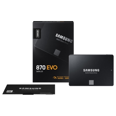 Samsung HDSSD 2.5 (Sata) 500GB Samsung 870 EVO Basic / MZ-77E500B/EU