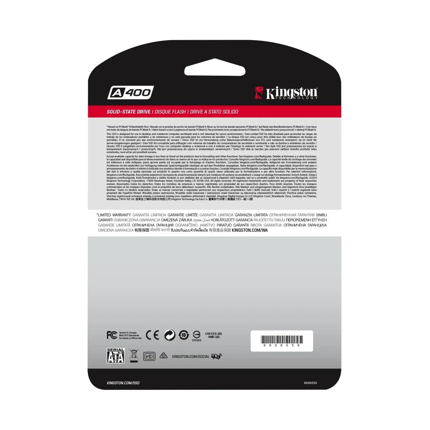 Kingston 240GB SSD A400 SATA3 6.4cm