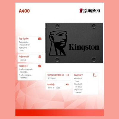 Kingston 480GB SSDNow A400 SATA3 6Gb/s