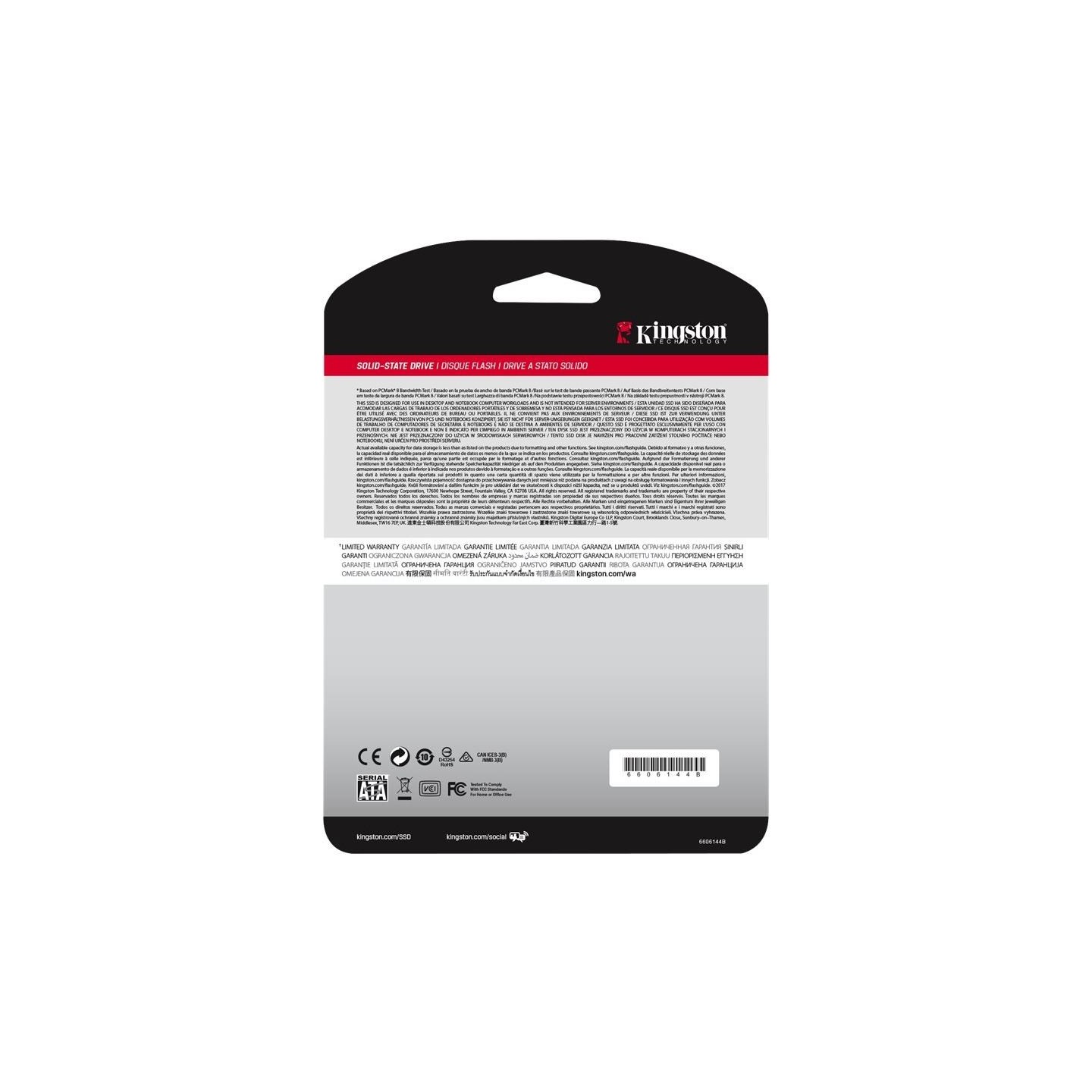 Kingston 960GB A400 SATA3 2.5 SSD 7mm