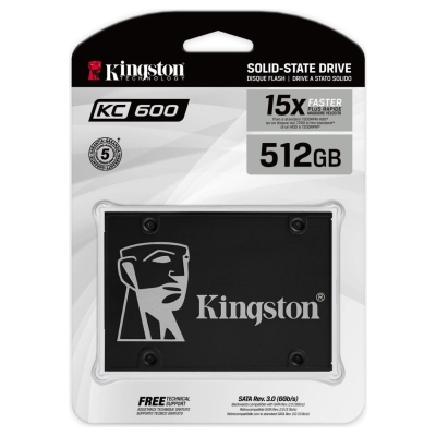 Kingston 512GB SSD KC600 SATA3 2.5inch